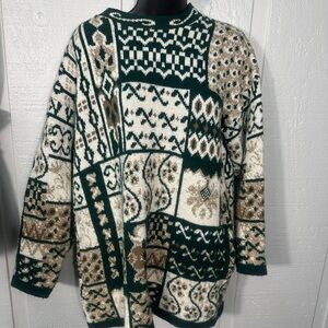 Huntington Vintage 1990s Women’s Multicolored Sweater Size Medium EUC